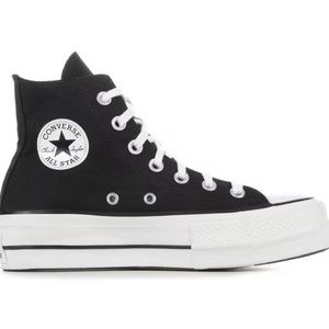 WOMEN'S CONVERSE CHUCK TAYLOR ALL STAR LIFT HI HIGH-TOP PLATFORM SNEAKERS BLACK